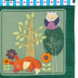 Preview: Baumwolle Stoff ST10220 Webware Kinderstoff Fuchs Eule Igel Baum Blume  Dekostoff Kissenstoff Meterware Fox & Friends